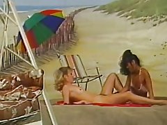 Ду лесбиянки навозиш дар замина соҳил воқеъ аст