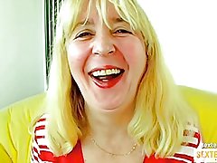 Ома (68) haarig Gayle blaesst ва ва fickt ба дуздхона Дик